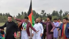 امن معاہدے کے لیے افغان لوگ خوشیاں منا رہے ہیں۔