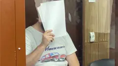 Александр Лефель во время избрания меры пресечения в зале Тверского суда Москвы