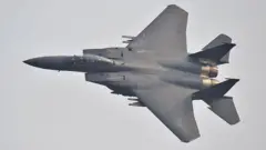 A South Korean F-15K fighter jet
