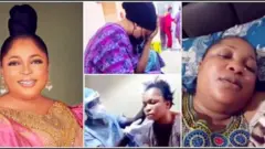 Orisirisi aworan Kemi Afolabi ni idubulẹ aisan