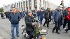 Bişkek protesto