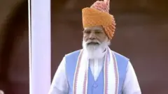 पंतप्रधान नरेंद्र मोदी, स्वातंत्र्यदिन, अमृत महोत्सव, लाल किल्ला