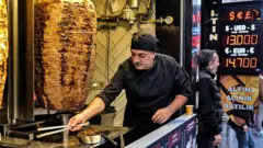 Донер-закусочная в Стамбуле