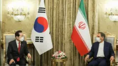 اسحاق جهانگیری در کنفرانس خبری مشترک با جانگ سِی گیون