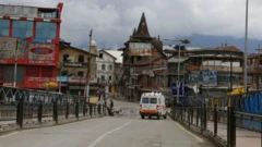 hindistan'da bir ambulans