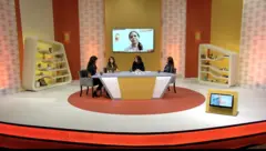 صورة من برنامج "دنيانا" عن الاحتجاج بالأغاني