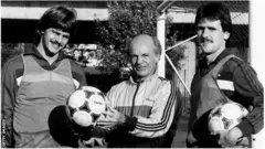 Götz (à gauche) et Schlegel (à droite) en 1984 - un an après ce que le second décrit comme leur "grande aventure".