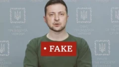 President Zelensky deepfake
