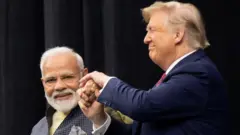 ટ્ર્મ્પ અને નરેન્દ્ર મોદી
