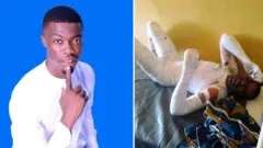 Elvis Chidinma Omah, before and after im ex girlfriend set fire for im house