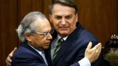 Paulo Guedes e Jair Bolsonaro