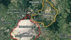 The Turow mine sites in Poland
