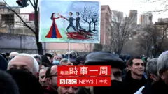 亞美尼亞示威者