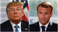 مکرون ترامپ