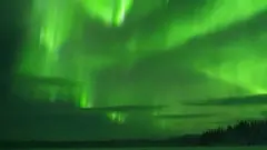 Самое масштабное северное сияние за несколько лет