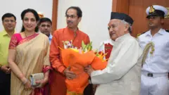 ஆளுநரை சந்தித்த உத்தவ் தாக்கரே