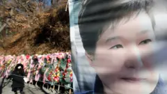 박근혜 전 대통령이 신년특별사면으로 석방된 31일 서울 강남구 삼성서울병원 앞에 박 전 대통령의 석방 환영 및 쾌유를 기원하는 현수막이 걸려있다