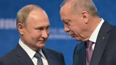 Rusya Devlet Başkanı Vladimir Putin ve Cumhurbaşkanı Recep Tayyip Erdoğan