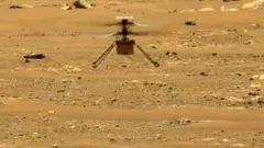 Второй полет дрона "Индженьюити"