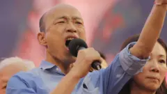 韓國瑜：「韓風」再現台灣政壇，新立法院長上任首日打傘標榜「無法無天」