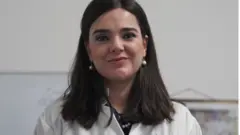 Dunja Aksentijević na Univerzitetu Kvin Meri u Londonu, januar 2020.
