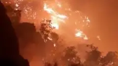 تصاویری از آتش‌سوزی گچساران