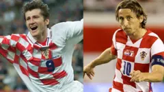 Davor Šuker i Luka Modrić