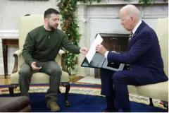 Zelensky meets Biden