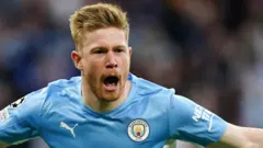 Manchester City midfielder Kevin de Bruyne