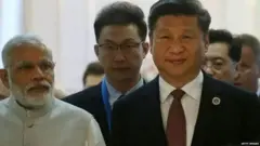 नरेंद्र मोदी आणि शी जिनपिंग