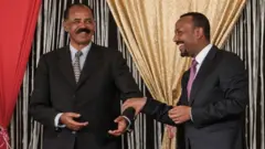 ፕሬዝደንት ኢሳያስና ጠቅላይ ሚኒስትር ዐብይ