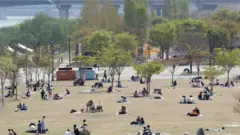 서울시는 최근 한강공원 등에 야외 나들이객이 증가하고 있는 데 대해 "코로나19 확산 방지를 위해 공원 실외 체육시설과 매점 주변에서 취식 금지를 더 강화하고, 잔디밭 내 5인 이상 모임도 단속과 계도를 강화하겠다"고 밝혔다.