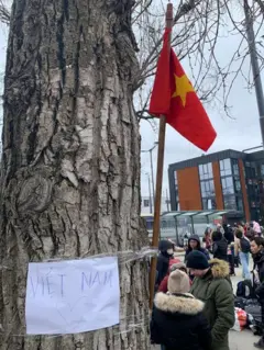 Hình ảnh do phóng viên BBC Ukraine chụp ở Lviv hôm 2/3