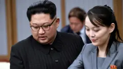 김정은 위원장과 김여정 당 부부장