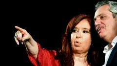 Cristina Fernández de Kirchner y Alberto Fernández.