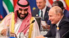 بوتين ومحمد بن سلمان عام 2018