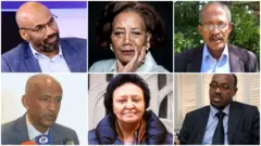 ዶ/ር በድሉ፣ አምባሳደር ታደለች፣ ዶ/ር ያዕቆብ፣ ፕሮፌሰር መስፍን፣ ወ/ሮ ዘነብወርቅ፣ አምባሳደር ማህሙድ