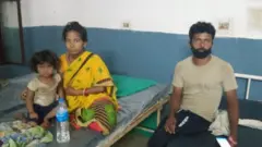 સંદીપ યાદવ અને તેમના પત્ની રેખા હૉસ્પિટલમાં