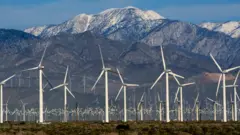 Usina eólica na Califrórnia (EUA)