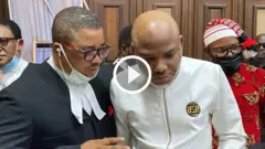 Nnamdi Kanu na Ọkaiwu Ifeanyi Ejiofor