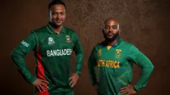 সাকিব আল হাসান ও টেম্বা বাভুমা