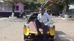 Young Ghanaian make sports car from scratch