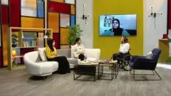 صورة من حلقة دنيانا عن الأشخاص من ذوي الإعاقة في سوق العمل