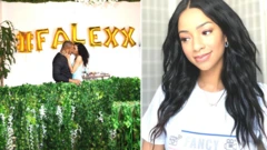 Alex Ekubo dey share kiss wit Fancy Acholonu