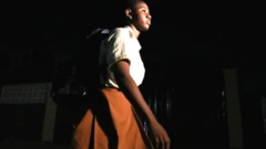 Schoolgirl Oluwapelumi Ogebere on the way to school in Lagos, Nigeria