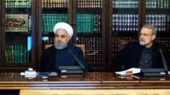 علی لاریجانی و حسن روحانی