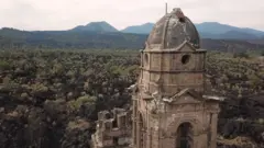 El volcán Paricutín.