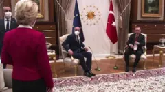 "لا مكان" لرئيسة المفوضية الأوروبية في اجتماع أردوغان