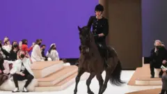 Nedelja mode u Parizu: Konj se prošetao Šanelovom modnom pistom