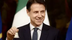 Retrato de Giuseppe Conte